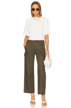 NILI LOTAN Yannic Cargo Pant Army Green -Hot Sale Clothing Store NILR WP113 V4