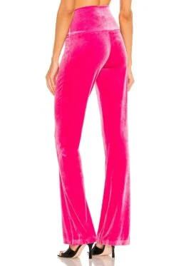 Norma Kamali Boot Pant Rose 8 Norma Kamali Boot Pant Rose -Hot Sale Clothing Store NKAM WP118 V3