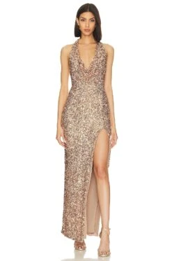 Luma Gown Rose Gold