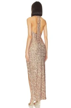 Luma Gown Rose Gold -Hot Sale Clothing Store NKIE WD608 V3