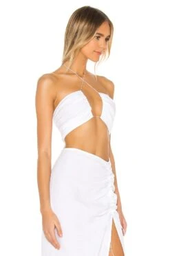 Bellini Crop Top White -Hot Sale Clothing Store NROL WS5 V2
