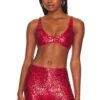 Shine On Sequin Bra Red 1 Shine On Sequin Bra Red -Hot Sale Clothing Store ONLY WI1121 V1