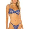 So Fine Lace Underwire Bra Cobalt -Hot Sale Clothing Store ONLY WI973 V1