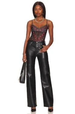 БОДИ CHEVRON Embroidered Roses -Hot Sale Clothing Store ONLY WS145 V5