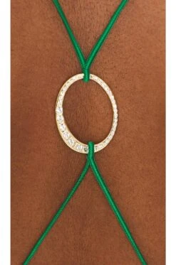 OSEREE Lumiere O Gem Short Dress Emerald Green -Hot Sale Clothing Store OSSE WD23 V4