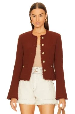 Rag & Bone Carmen Jacket Mahogany
