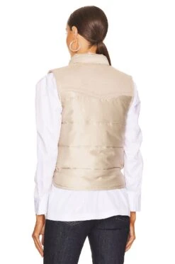 Rag & Bone GILET ERICA Taupe -Hot Sale Clothing Store RGBR WO91 V4