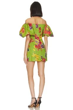 Dali Mini Dress Green Lanai 7 Dali Mini Dress Green Lanai -Hot Sale Clothing Store RHOR WD146 V3