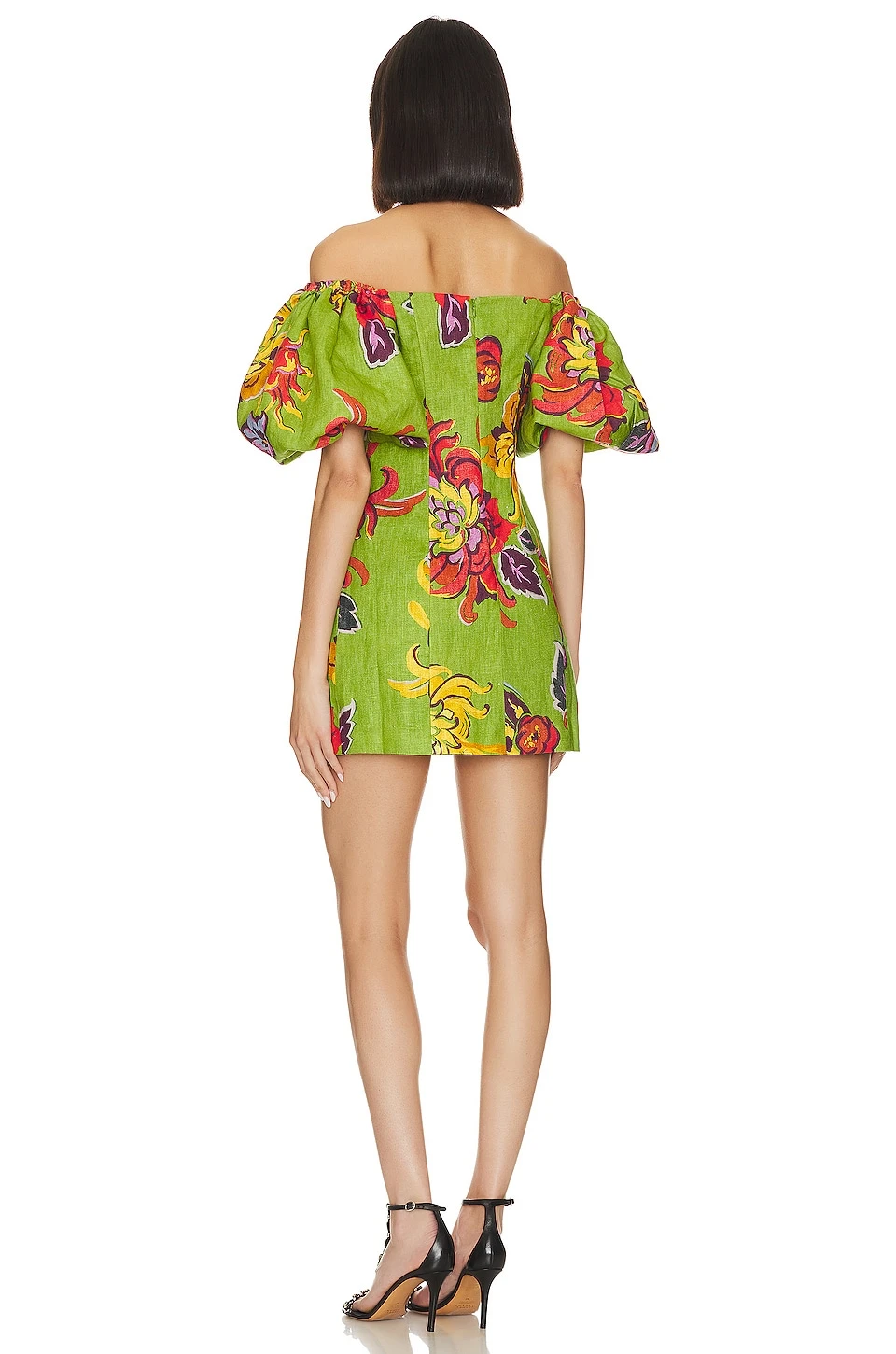 Dali Mini Dress Green Lanai 5 Dali Mini Dress Green Lanai - Image 3