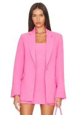 Kristen Blazer Hyper Pink -Hot Sale Clothing Store ROFR WO88 V1 1