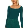 Cherry Knit Top Emerald -Hot Sale Clothing Store ROLS WS130 V1