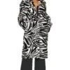 Olive Coat Zebra Print -Hot Sale Clothing Store RONR WO40 V1