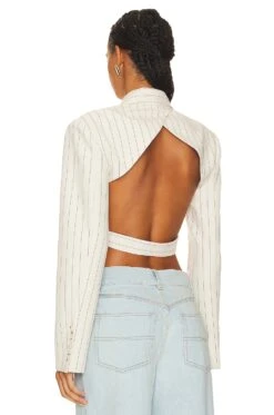 Santos Jacket Ecru & Blue 10 Santos Jacket Ecru & Blue -Hot Sale Clothing Store RONR WO53 V4