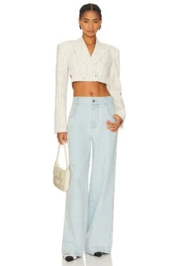 Santos Jacket Ecru & Blue 11 Santos Jacket Ecru & Blue -Hot Sale Clothing Store RONR WO53 V5