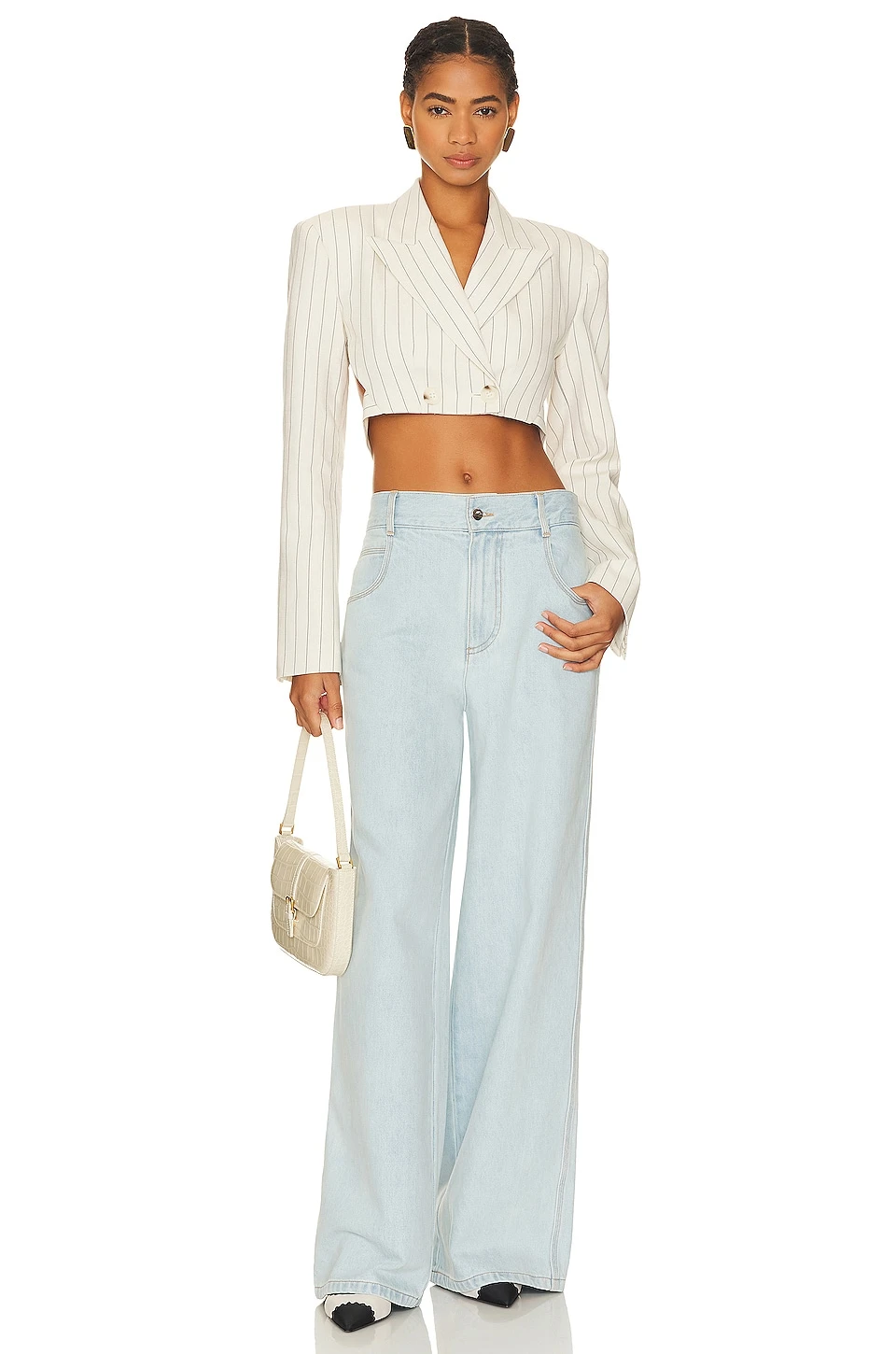 Santos Jacket Ecru & Blue 7 Santos Jacket Ecru & Blue - Image 5