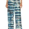 Dora Pant Blue Tye Dye Multi -Hot Sale Clothing Store RONR WP72 V1