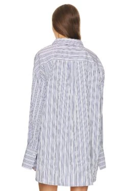 Maja Top Blue And White Stripe -Hot Sale Clothing Store RONR WS378 V4