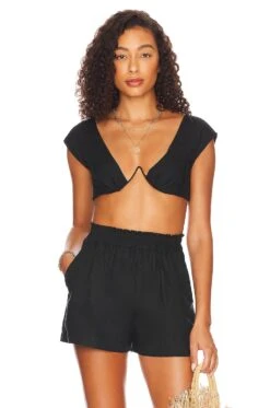 Luella Crop Top Black
