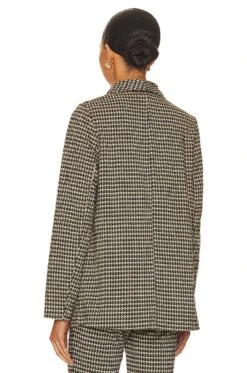 Sanctuary City Blazer Vanilla Mini Houndstooth -Hot Sale Clothing Store SANC WO316 V4