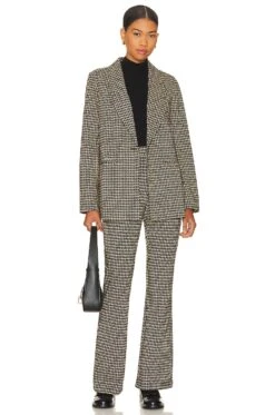Sanctuary City Blazer Vanilla Mini Houndstooth -Hot Sale Clothing Store SANC WO316 V5