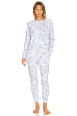 Petit Gingham Sweatshirt Blue -Hot Sale Clothing Store SARR WK21 V4