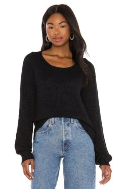 Lounge Celeste Knit Sweater Black