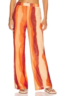 Chloe Pant Orange Multi
