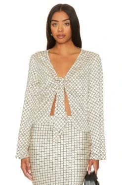 Phoenix Top Geo Print