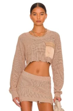 Cropped Devin Sweater Natural 15 Cropped Devin Sweater Natural -Hot Sale Clothing Store SERR WK26 V1 1