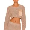 Cropped Devin Sweater Natural 2 Cropped Devin Sweater Natural -Hot Sale Clothing Store SERR WK26 V1