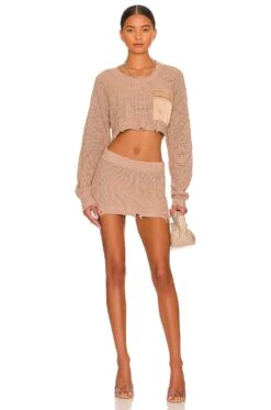 Cropped Devin Sweater Natural 13 Cropped Devin Sweater Natural -Hot Sale Clothing Store SERR WK26 V4