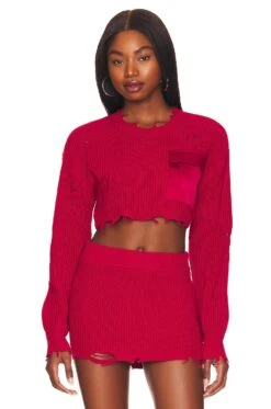 Cropped Devin Sweater Natural 16 Cropped Devin Sweater Natural -Hot Sale Clothing Store SERR WK33 V1