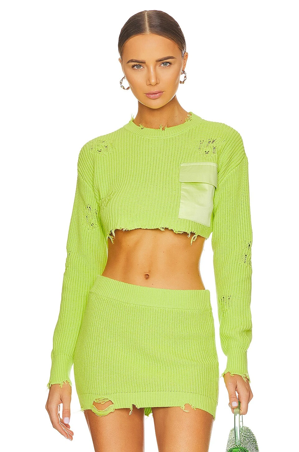 Cropped Devin Sweater Natural 7 Cropped Devin Sweater Natural - Image 5