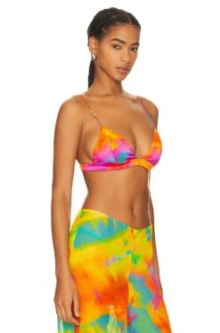 Doral Bralette Abstract Palm -Hot Sale Clothing Store SERR WS77 V2