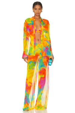 Doral Bralette Abstract Palm -Hot Sale Clothing Store SERR WS77 V4