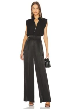 Shona Joy Angelica Tuxedo Trouser Black -Hot Sale Clothing Store SHON WP28 V4