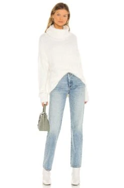 Show Me Your Mumu Fatima Turtleneck Sweater White -Hot Sale Clothing Store SHOW WK103 V4