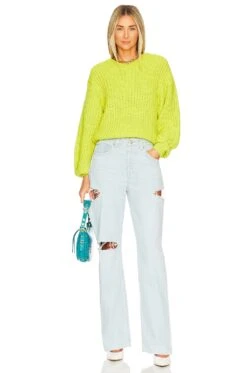 Show Me Your Mumu Bail Sweater Lime 9 Show Me Your Mumu Bail Sweater Lime -Hot Sale Clothing Store SHOW WK133 V4