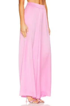Show Me Your Mumu Irwin Pants Pink Luxe Satin -Hot Sale Clothing Store SHOW WP117 V2