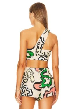 Simon Miller Lala Top Island Print -Hot Sale Clothing Store SIMO WS45 V3