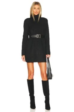 Steve Madden Abbie Mini Dress Black -Hot Sale Clothing Store SMAD WD21 V1 1