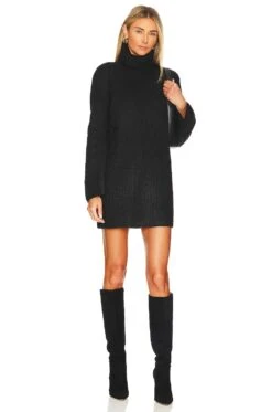 Steve Madden Abbie Mini Dress Black -Hot Sale Clothing Store SMAD WD21 V4