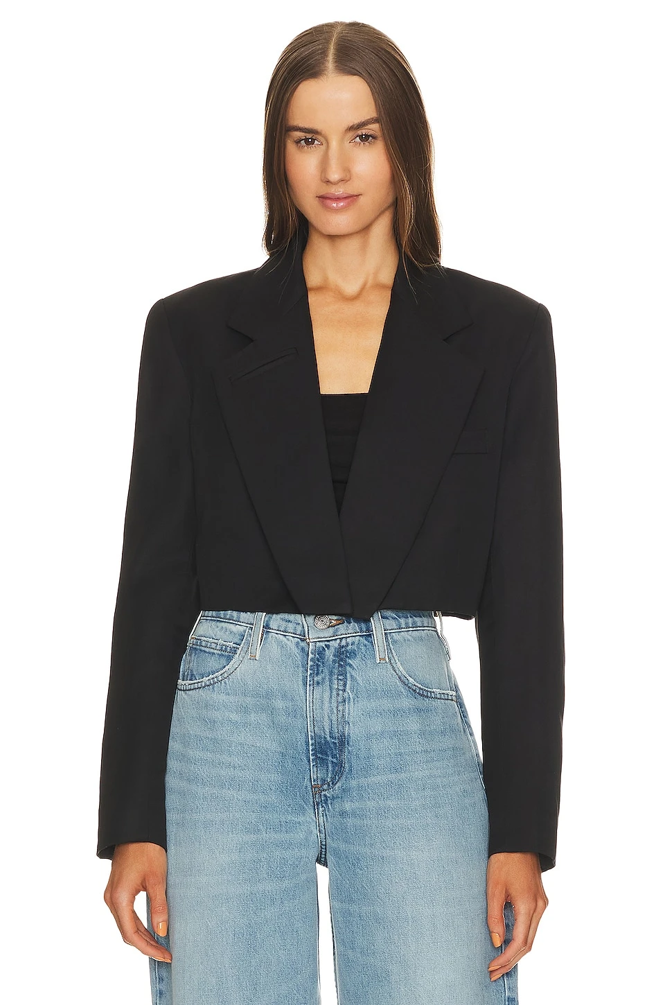 Cut Off Blazer Black 4 Cut Off Blazer Black - Image 2