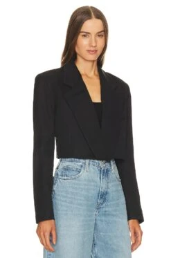 Cut Off Blazer Black 9 Cut Off Blazer Black -Hot Sale Clothing Store SMYT WO326 V3