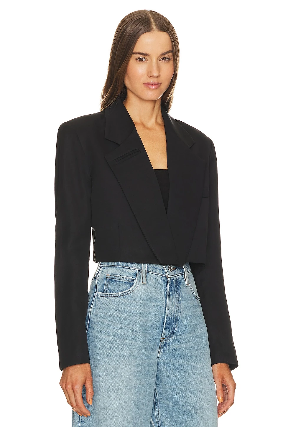 Cut Off Blazer Black 5 Cut Off Blazer Black - Image 3