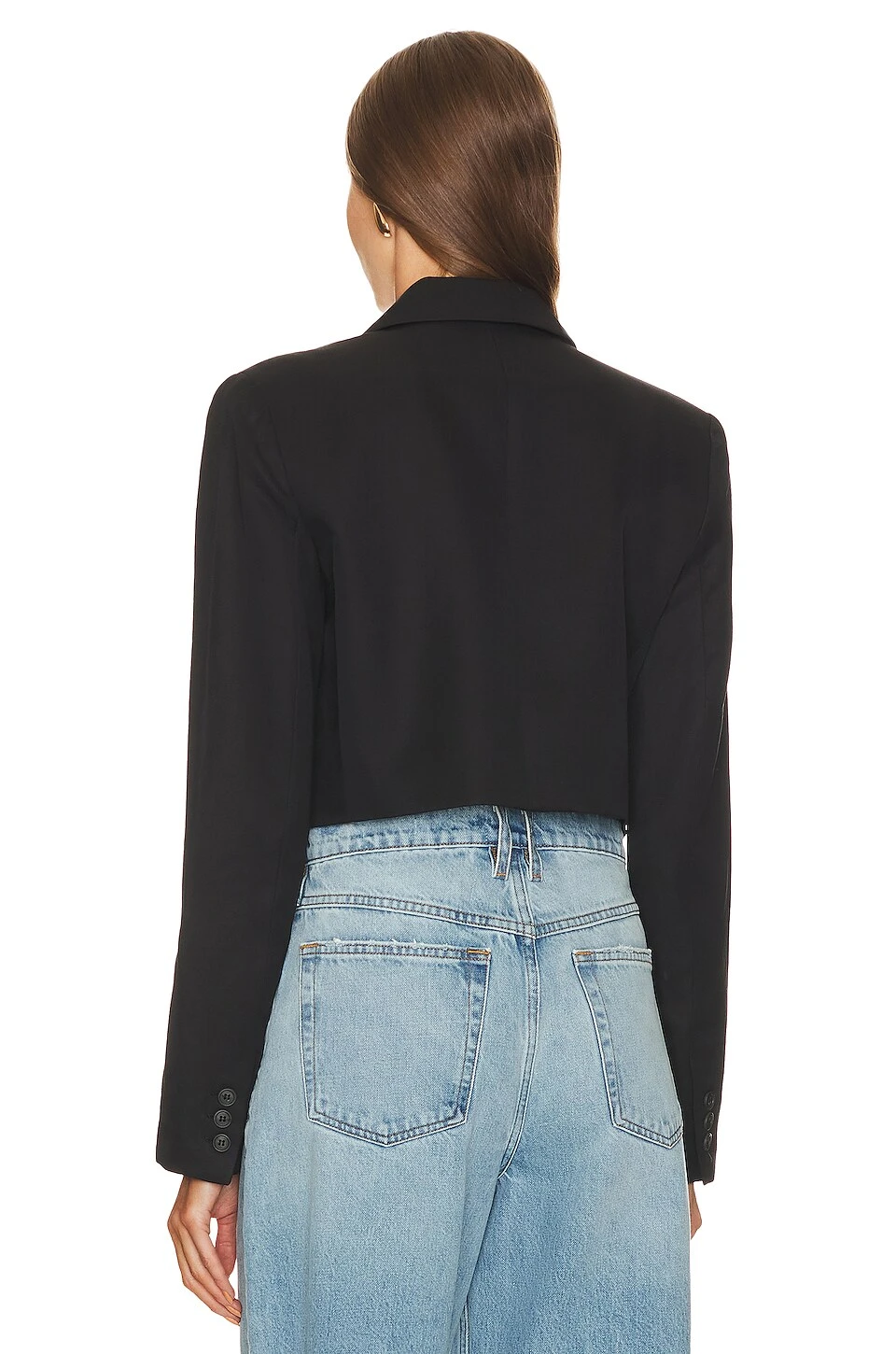 Cut Off Blazer Black 6 Cut Off Blazer Black - Image 4