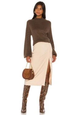 Song Of Style JERSEY CASEY Brown -Hot Sale Clothing Store SOSR WK16 V4