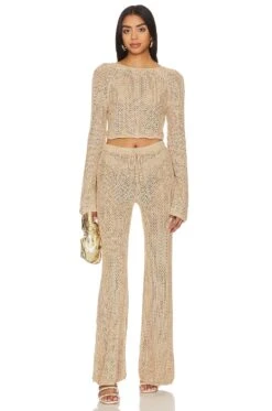 Song Of Style Kezia Open Stitch Sweater Natural -Hot Sale Clothing Store SOSR WK73 V4