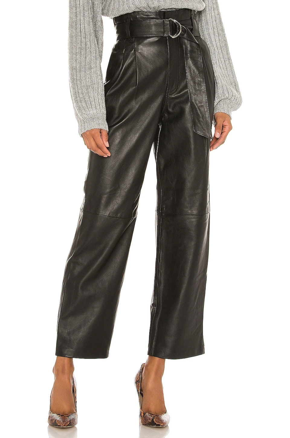 Song Of Style Sebastienne Leather Pants Black 3 Song Of Style Sebastienne Leather Pants Black