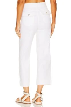 Spanx Stretch Twill Cropped Wide Leg Pant Bright White -Hot Sale Clothing Store SPAN WP52 V3